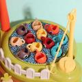 4 IN1 Baby Montessori Toys Pull Carrot Whac-A-Mole Whack-a-mole Toy Toddler Fishing Feeding Animal Theme Knocking Game Luhuai CVC. 