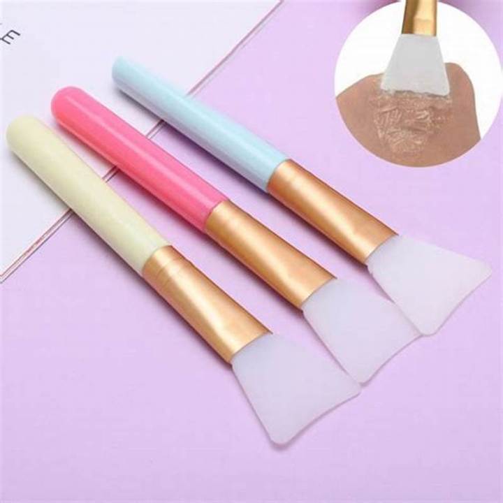 Soft Silicone Facial Mixing Brush Applicator Tool - 1 PCS