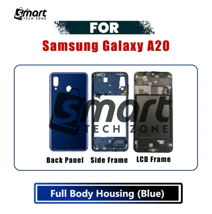 Full%20Body%20Housing%20For%20Samsung%20Galaxy%20A20%20Front%20LCD%20Frame%20Panel,%20Middle%20Bezel%20Frame%20and%20Back%20Panel%20-%20Image%202