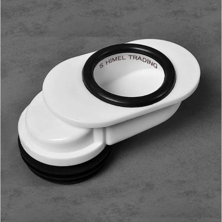 Plastic WC Toilet Offset, Pan Offset , Commode Adjustable Offset 5-15CM Toilet PipeOffset Toilet Flange Connector for Plumbing Drainage Systems Urinals Repair