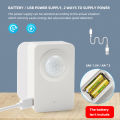 Tuya WiFi PIR Motion Sensor, Smart Home Infrared Passive Detector, Security Burglar Alarm Sensor Remote by Smart Life 128°viewing angle. 