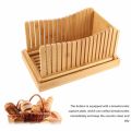 Bread Loaf Slicing Guide Bamboo Bread Slicing Guide Space Saving for Kitchen. 