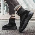 High Top Martin Boots Autumn New Men's Shoes Trend Lace-up Versatile Fashion Men's Sneakers Outdoor Cargo Shoes. 