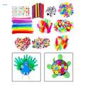Arts and Crafts Supplies for Kids- Over 1000 Pieces, Colorful, All One. 