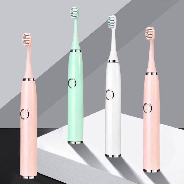 Sonic Electric Toothbrush for Adults Kids Smart T Soft Hair Automatic Waterproof 2 Brush Head Travel Set Ultrasonic Tooth Brush