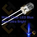 Water Clear LED Blue 5mm Ultra Bright-50Pcs. 