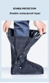 Professional Long Shoe Rain Cover Rain Boot Covers Waterproof Reusable Motorcycle Cycling Bike Knee Boots Shoes Cover. 