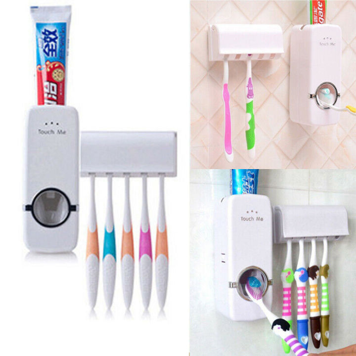 Automatic%20Toothpaste%20Dispenser%20&%20"Touch%20Me"%20Brush%20Holder%20Set%20-%20White%20-%20Magic%20Gift%20Store%20-%20Image%204