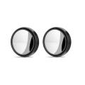 2pcs Motorcycle/car 360 Degree Blind Spot Moving Mirror. 