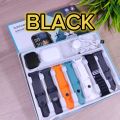 S2000 Pro Max Smart Watch with Wireless AirPods Pro – 10-in-1 Mega Combo Pack – 7 Changeable Straps/Belts with Free Protective Watch Cover – Bluetooth Call & Fitness Tracker Smartwatch for Men & Women.