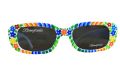 Colorful Rickshaw paint sunglass for Girls. This sunglass can be adapted to yellow ceremonies and festivals in a very beautiful way. (Hand painted). 