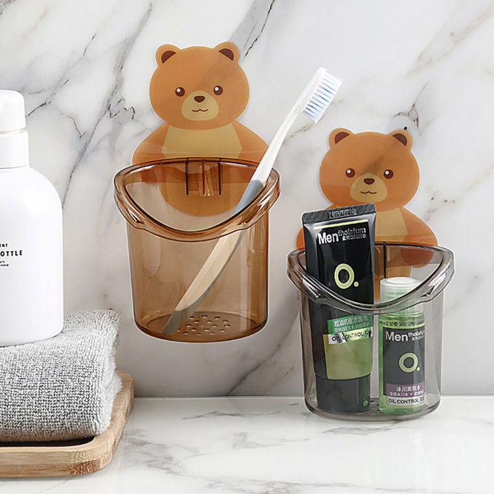 Wall-mounted Toothbrush Holder Set-Includes Toothpaste Box- Brushing Cup and Toothpaste Box - For Organize Your Bathroom - Bix Super Shop