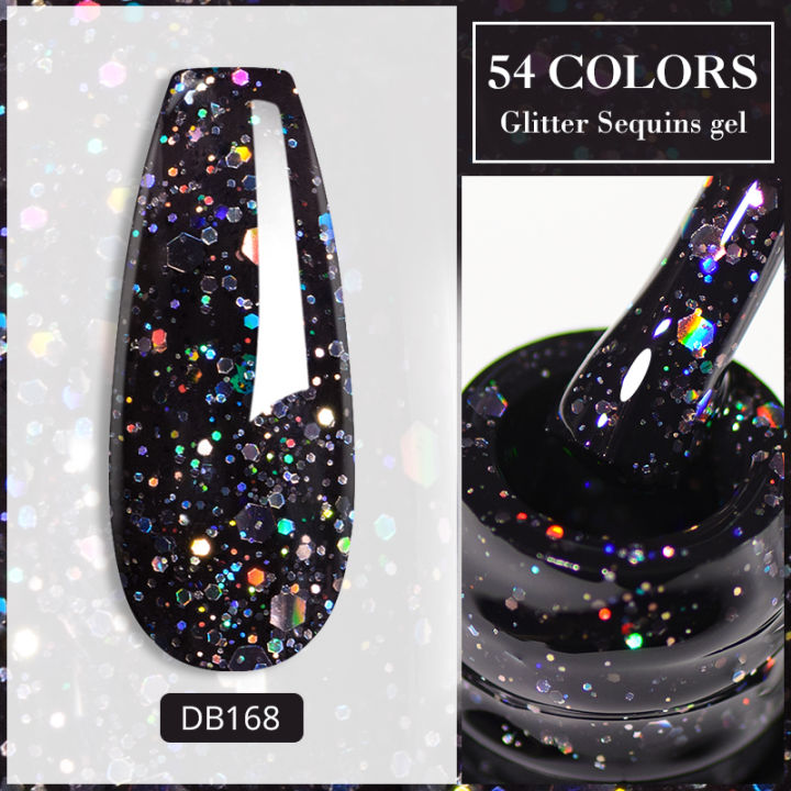 Mtssii%20Holographic%20Glitter%20Gel%20Nail%20Polish%20Sparkling%20Sequins%20Semi-permanent%20Soak%20Off%20UV%20LED%20Gel%20Varnish%20Nail%20Art%20Decoration%20-%20Image%202