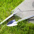 Stainless Steel Small Garden Shovel Rake Digging Tool Flower Plant Bonsai Gardening Hand Tool.