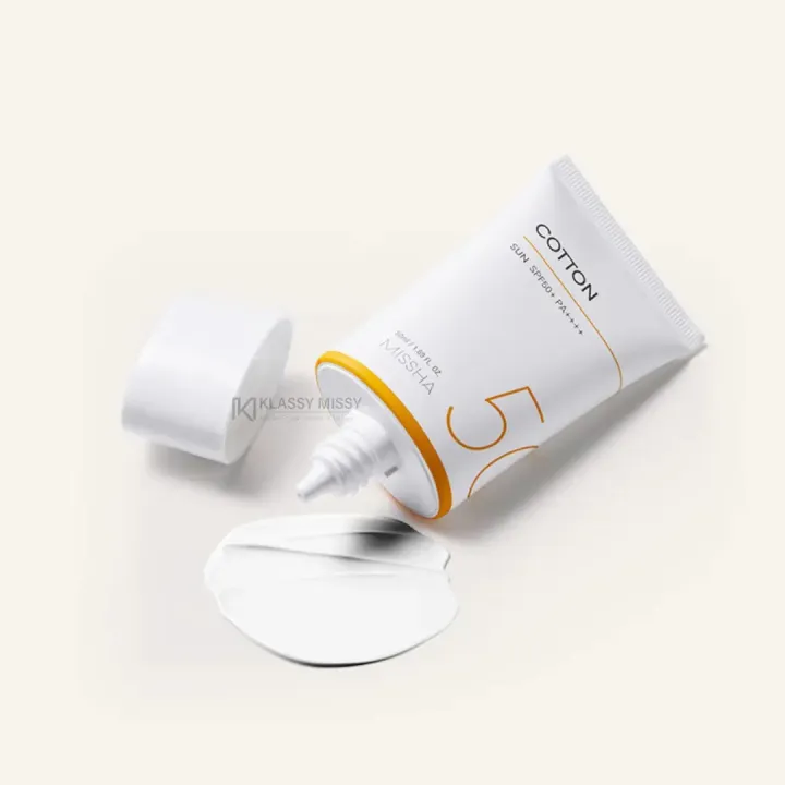 50%20ml%20MISSHA%20COTTON%20Sun%20SPF50+%20PA++++%20Sunscreen%20International%20Korean%20product%20used%20for%20male%20female%20-%20Image%203