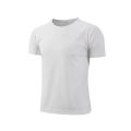 Sublimation Blank Quick Dry White T-shirt Summer Man Unisex O-neck Short SleeveTshirt Sports Clothing for Kids Adults Polyester.