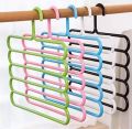 (3Pcs-1Pack) 5 Layer Magic Hanger: Anti-Slip Multi-Purpose and Multi-Functional Magic Multiple Layer Trousers Hangers Hanger.