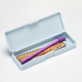 19.3*6.3*2cm Pencil Case Lightweight Plastic Transparent Pen Box PP Stationery Holder for School Supplies Desk Organization Student Gear Office Use Art Storage.