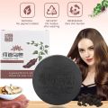 Polygonum Multiflorum Anti-mite Oil Control Hair Soap Deep Cleaning White Hair Turns Black Thicker Dandruff Removal Repair Moisturize Damaged Hair Handmade Soap. 