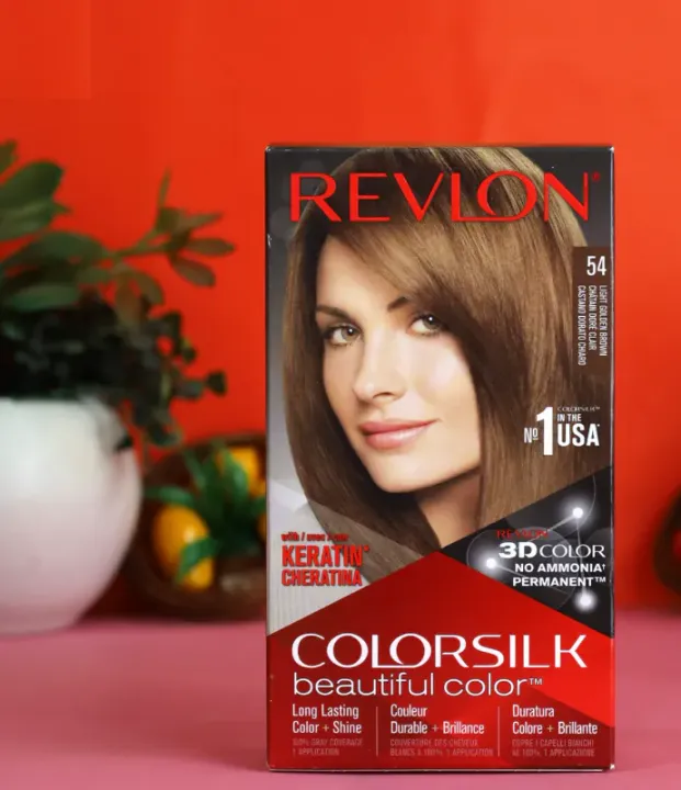 Colorsilk Beautiful Hair Color Light Golden Brown No.54 | Daraz.com.bd
