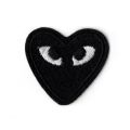 Electric Embroidery Embroidery Patch Applique Fashion Brand Logo Armband CDG Play Rei Kawakubo Eye Heart Shape. 