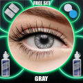 Freshlook Grey contact lens (Full Set). 