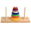 NYT Wooden Puzzle Stacking Tower Of Hanoi Kid Mathematical Educational Toys. 