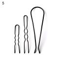 Hair Insert Comb Messy Bun Hair Pin Metal Wave Shape Hair Fork for Parties.