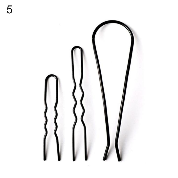 Hair Insert Comb Messy Bun Hair Pin Metal Wave Shape Hair Fork for Parties