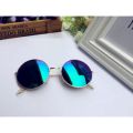 Fashion Retro Round Sunglasses Ladies European And American Trend Eyewear Metal Frame Jelly Glasses. 