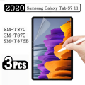 Uonevic 876B Like SM-T87-T870 Galaxy For Samsung Stylish (3 Pack) Paper Touch High Quality Film Tab S7 11 2020 SM5 SM-T Write Screen Protector on Paper.