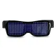 Magic LED Shining Smart Glasses APP Programmable Wireless BLE Light up glasses for Party. 