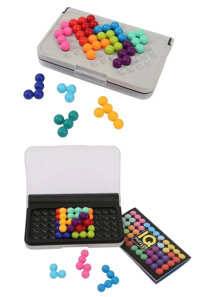 Kids 120 Challenges IQ Toy 3D Puzzle Pro Cognitive Skill-Building