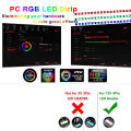 12V 4PIN Motherboard 5050 RGB LED Strip + 50cm cable PC Case for ASUS Aura SYNC MSI Mystic SYNC RGB Fusion 2.0 4Pin Mid Tower. 
