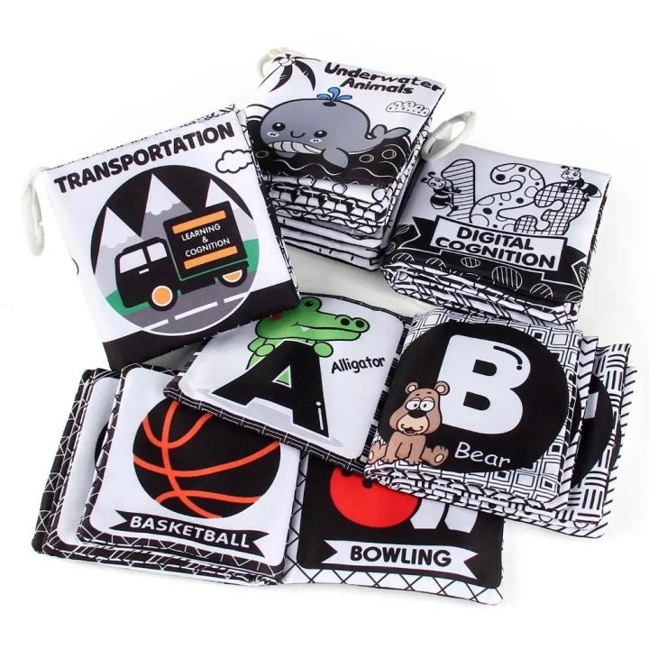 Baby%20Clothes%20Book%20Soft%20Black%20and%20White%20High%20Contrast%20Visual%20Stimulation%20Book%20Toddler%20Early%20Learning%20Educational%20Book%20Sensory%20Toy%20Luhuai%20CVC%20-%20Image%202