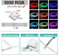 RGB Led 16 Color SMD5050 12V Strip Light With 24 Key IR Remote Led Strip Lighting For Ceiling Decoration.