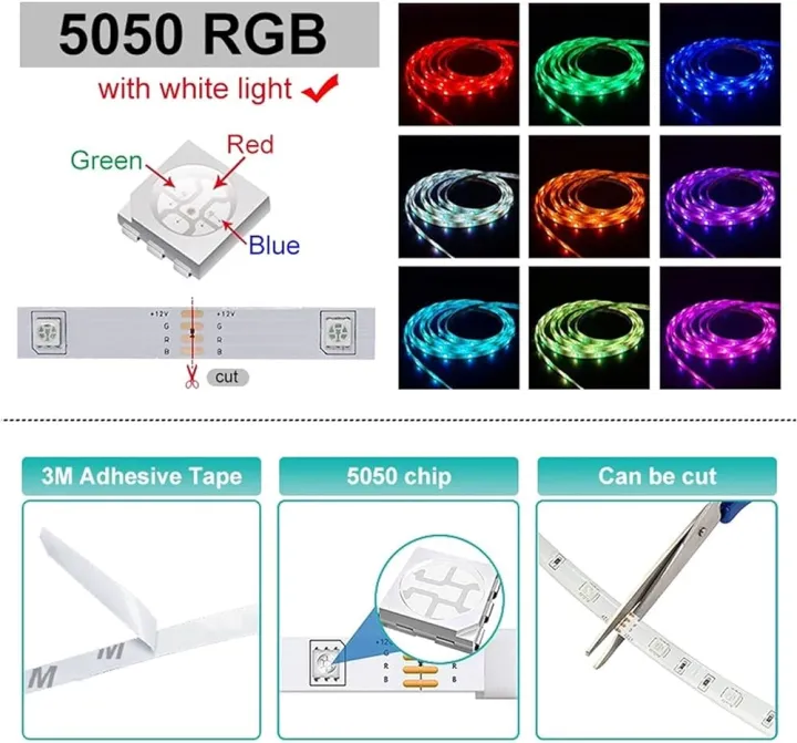RGB%20Led%2016%20Color%20SMD5050%2012V%20Strip%20Light%20With%2024%20Key%20IR%20Remote%20Led%20Strip%20Lighting%20For%20Ceiling%20Decoration%20-%20Image%203