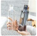 500ml Plastic Water Bottle with Time Marker Creative Large Capacity Leakproof Drink Bottle Gym Sport Water Bottles. 