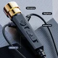 Karaoke HiFi Wired Headphones With Mic Singing Living Headset 3.5mm AUX Heavy Bass Noice Cancelling Earphone 1.2M 3M KTV Music. 