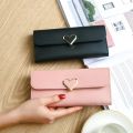 Women Long Wallets Purses Luxury Love Heart Wallets for Ladies Girl Money Pocket Card Holder Female Wallets Phone Clutch Bag. 