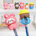 Kawaii Novelty Soft Silicone Animals Girl Pencil Sharpener Cute Stationery School Office Supplies Mini Portable Gift Prizes Kids. 