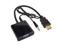 HDMI to VGA Converter with Stereo Audio Output. 