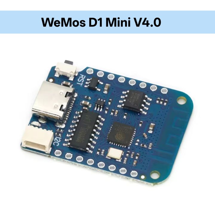 WEMOS D1 Mini V4.0.0 TYPE-C USB WIFI Internet of Things Board based ...