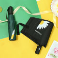 Automatic umbrella, UV umbrella, tri-fold umbrella, vinyl sunscreen, anti-ultraviolet parasol, advertising umbrella, printed LOGO, folding umbrella.