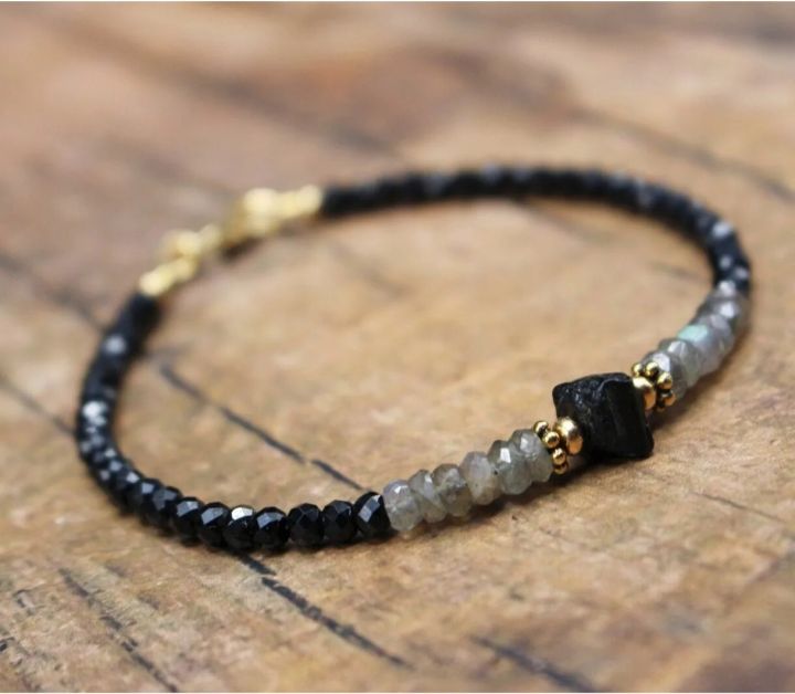 Black%20Crystal%20Tourmaline%20Bracelet,%20Empath%20Protection%20Bracelet%20for%20Women,%20Dainty%20Black%20Tourmaline%20Jewelry,%20-%20Image%203