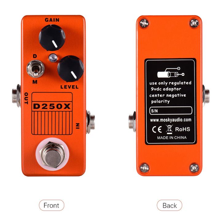 Harmony%20Mosky%20D250X%20Mini%20Overdrive%20Preamp%20Guitar%20Effect%20Pedal%20with%20True%20Bypass%20Switch%20-%20Image%207