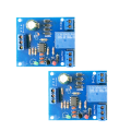 2PCS 12V Liquid Water Level Controller Sensor Automatic Pumping Water Level Detection Water Pump Control Circuit Board. 