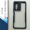 For Infinix Note 12 G96 - Transparent Silica Gel Matte ShockProof Slim Thin Back Cover Phone Case With Bumper - Phone Back Cover.