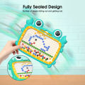 HelloKimi Kids Learning Toys Magnetic Drawing Board Doodle Board Kids Educational Toy Creative Parent-child Interactive Games Toy with Magnetic Pen and Learning Cards for Boys Girls 3 4 5 6 Years Old.