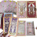 2023 Card Captor Sakura 1 Set Sakura Card New Captor Figure Clow Cards Cards Cosplay Deluxe Edition Anime Prop Gift Toy Taort. 